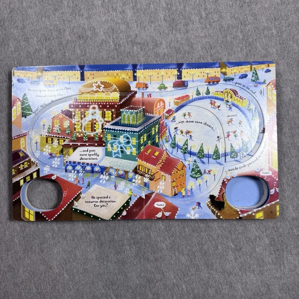 Pull-Back‎ Busy Santa Book - Board book, by Watt Fiona - READ DESCRIPTION!